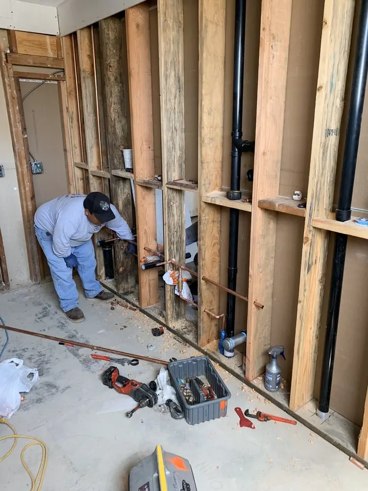 Commercial rough-in plumbing for Water Heater Replacement in West Bay Shore